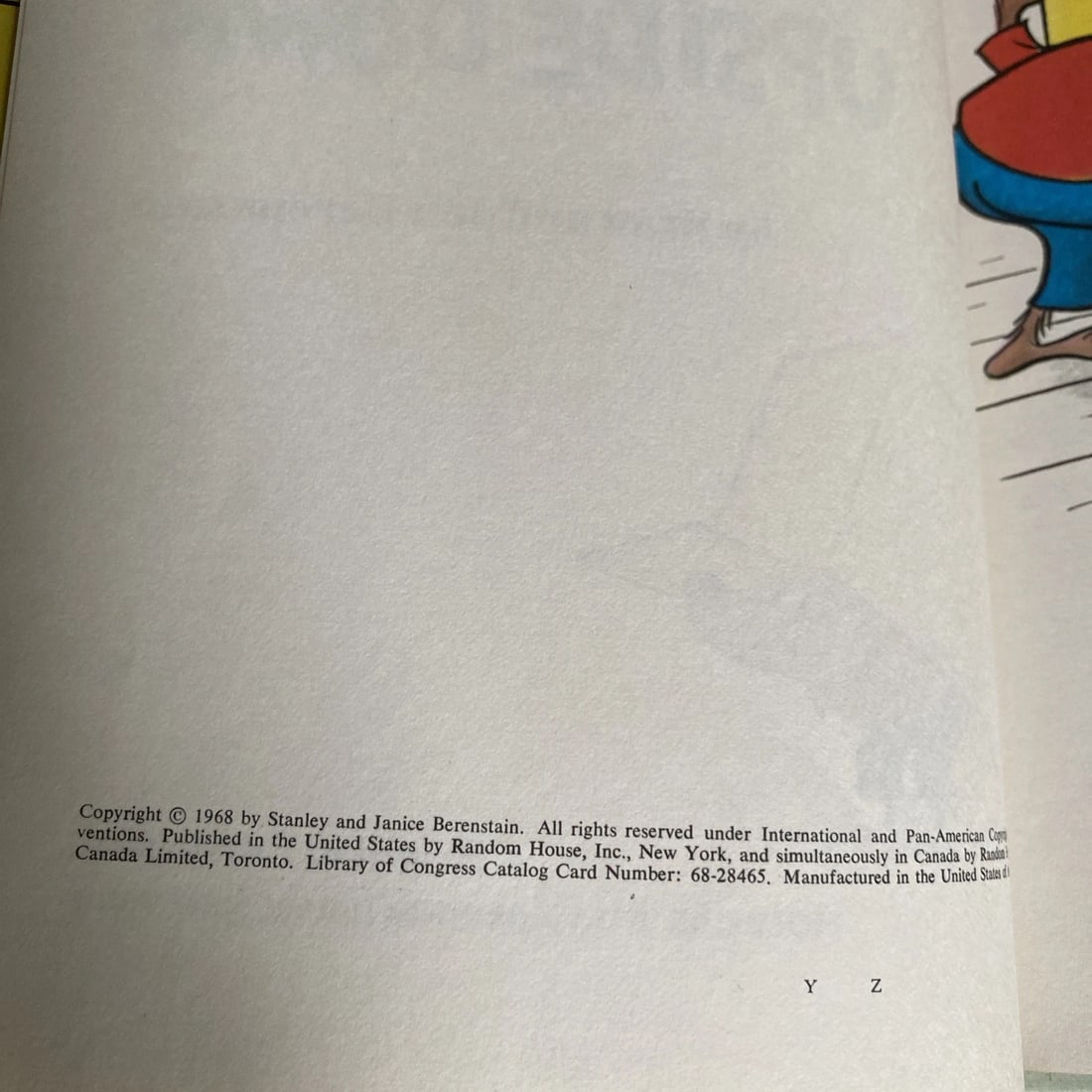 Inside Outside Upside Down Stan Jan Berenstain 1968 Bright Early Hardcover Good - 3