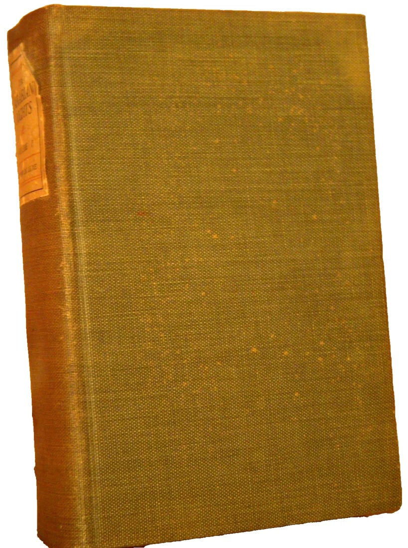 THE MASTER OF BALLANTRAE R.L.Stevenson Medallion Ed. HC 1916 CurrentLiterature: This is a very rare copy of The Arabian Nights by Edward William Lane, published by Bigelow, Brown & Company. Title is on paste down on spine, and reads "The Arabian Nights" Volume I, Edition De Luxe.
