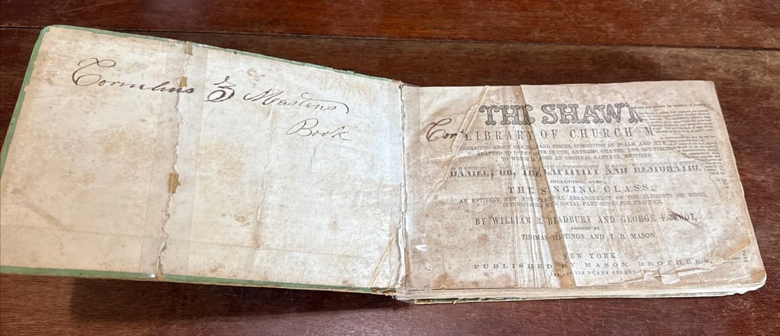 The Shawm Library of Church Music 1853 Wm Bradbury Mason Bros. RARE Antique - 9