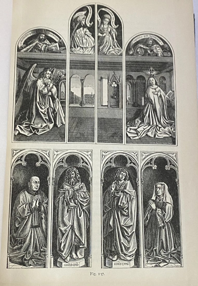 The History Of Painting Vol. II 1888 HC B&W Illustrations Good Very Rare! - 10