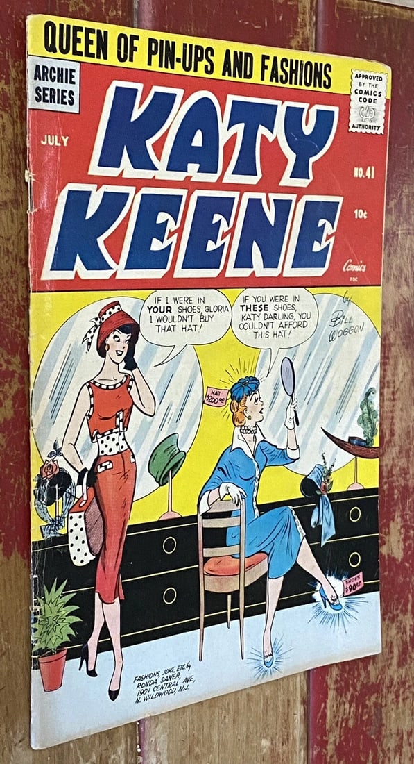 Katy Keene #41 Archie Comics Very Good Boarded Silver Age - 2