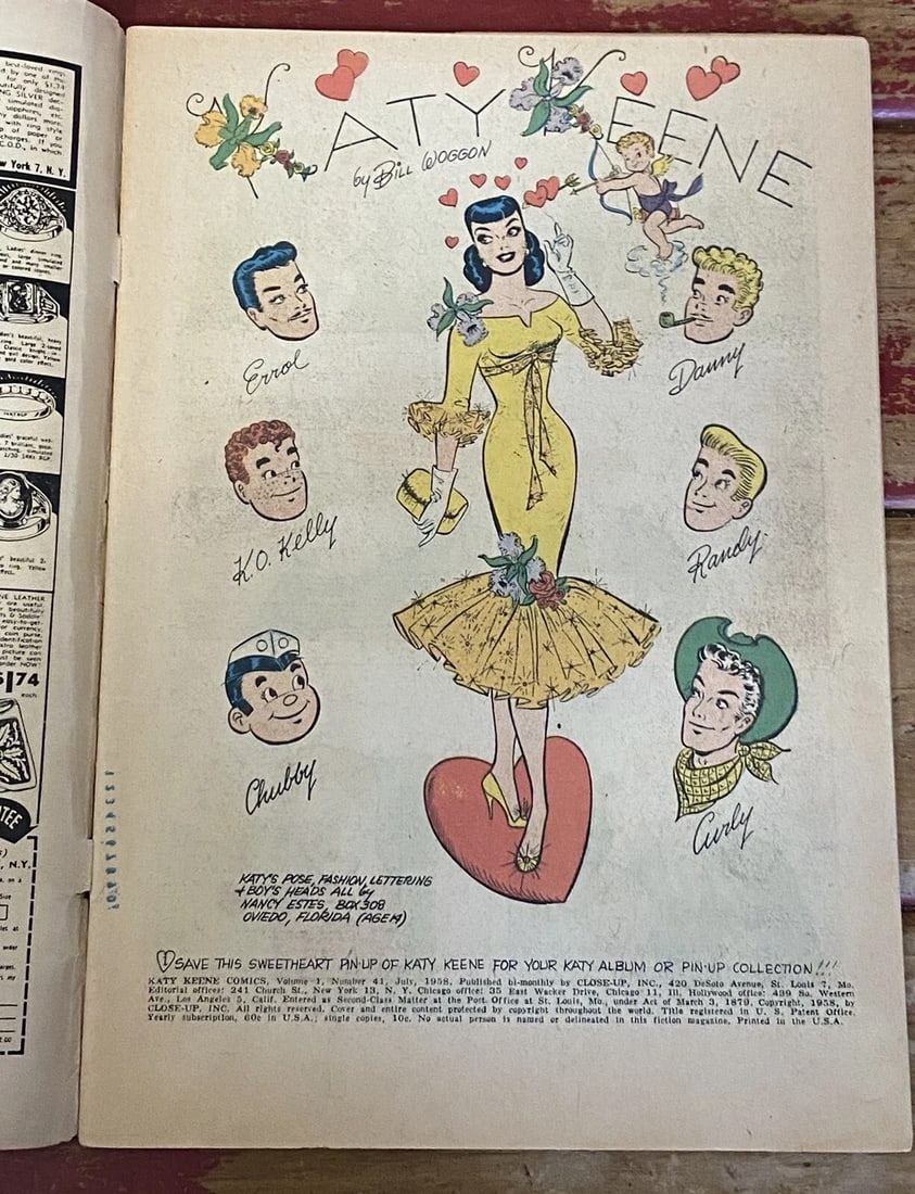 Katy Keene #41 Archie Comics Very Good Boarded Silver Age - 5