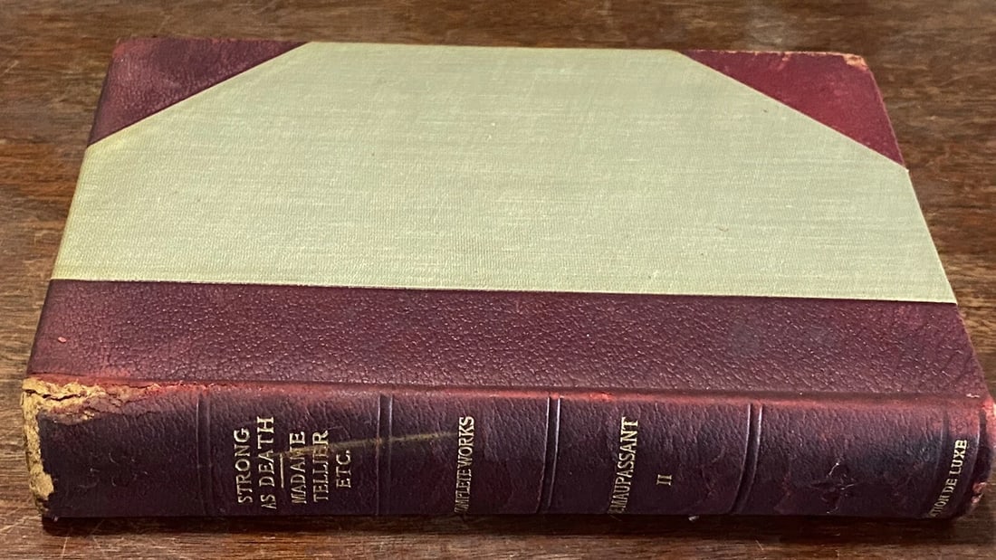 Guy De Maupassant Strong as Death, Mme.Tellier Ltd. Ed #173 Vol. II 1910 Pearson - 5