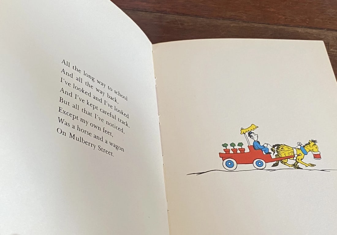 And To Think That I Saw It On Mulberry Street Dr. Seuss Book Club Later Print - 9