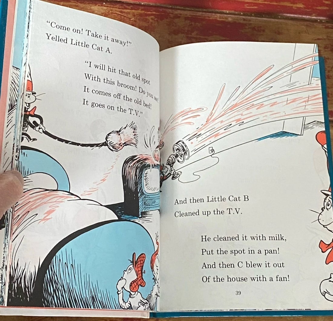 The Cat In The Hat Comes Back Dr. Seuss Grolier Book Club Edition 1958 HC VGood+ - 8