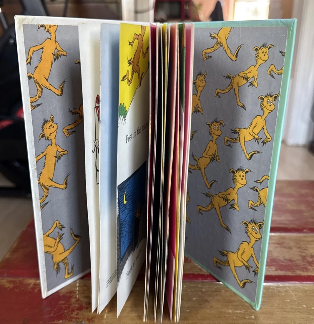 THE FOOT BOOK DR. SEUSS 1968 Grolier Book Club 1ST EDITION 1ST PRINT Very Good - 10