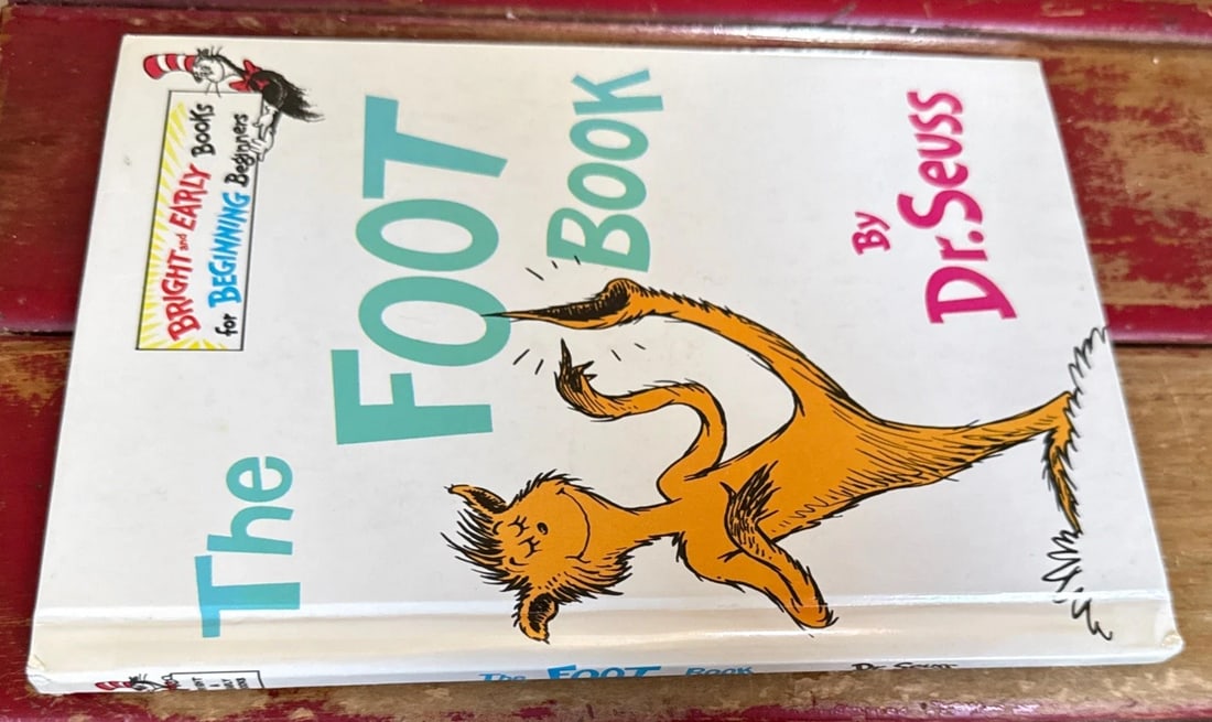 THE FOOT BOOK DR. SEUSS 1968 Grolier Book Club 1ST EDITION 1ST PRINT Very Good - 6