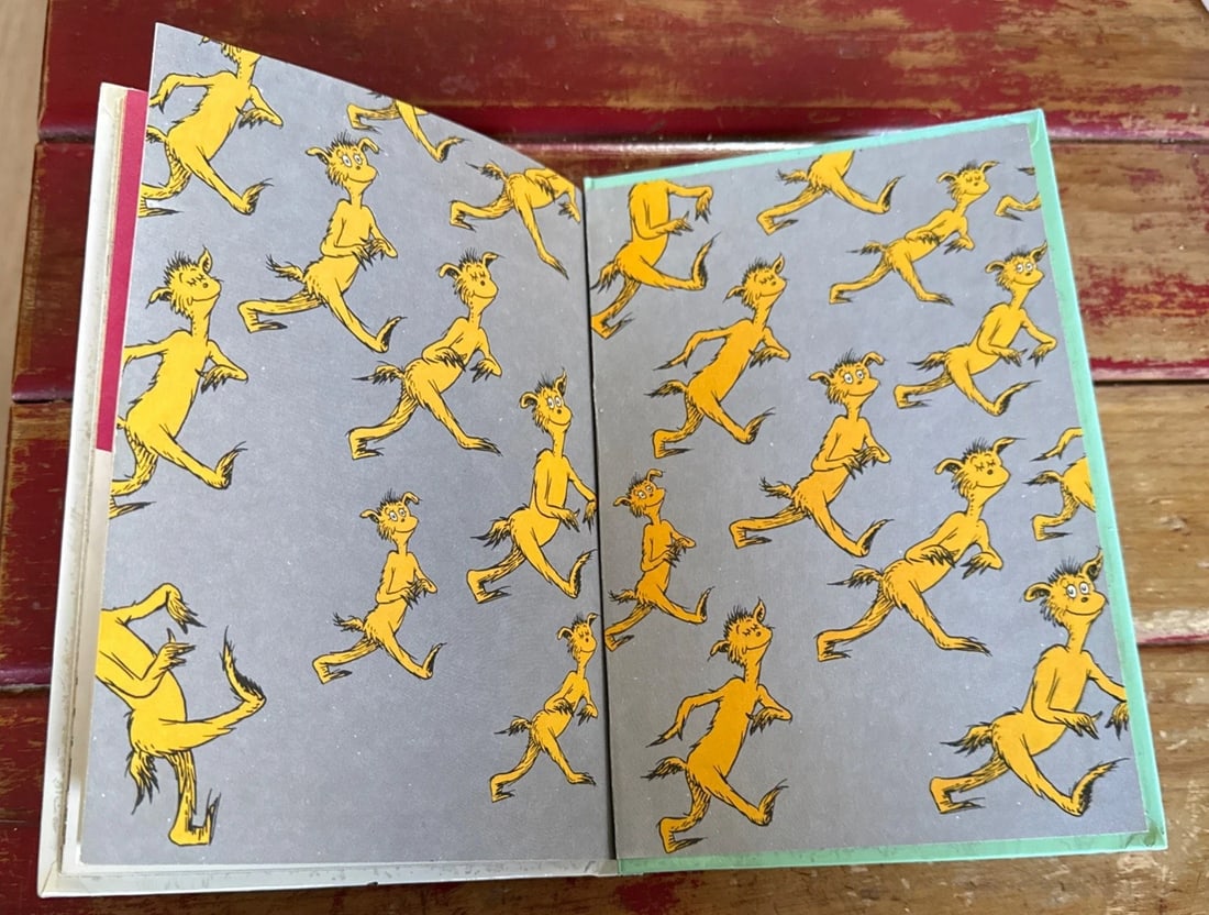 THE FOOT BOOK DR. SEUSS 1968 Grolier Book Club 1ST EDITION 1ST PRINT Very Good - 9