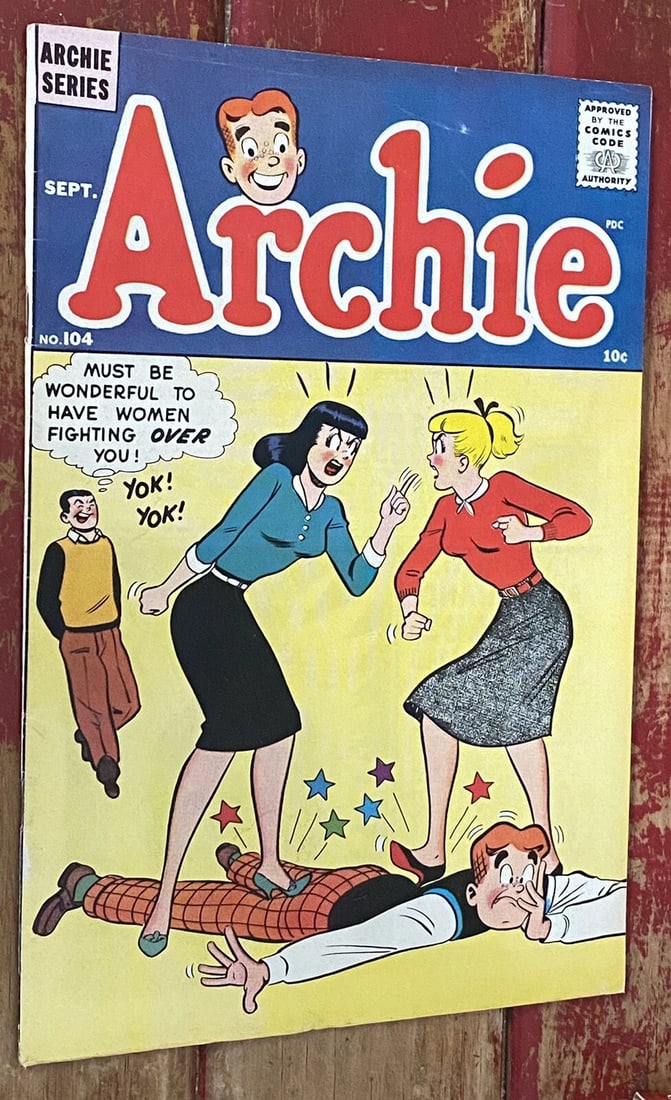 Archie #104 1959 Boarded VF 8.0 Excellent Book! Silver Age - 5