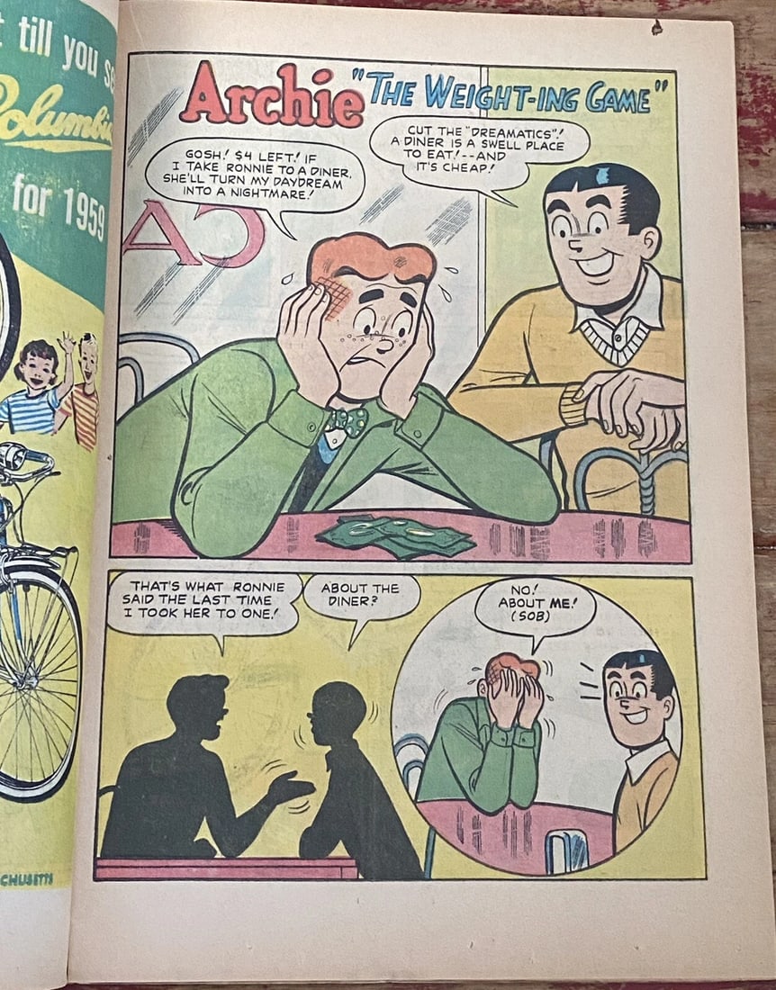 Archie #104 1959 Boarded VF 8.0 Excellent Book! Silver Age - 7