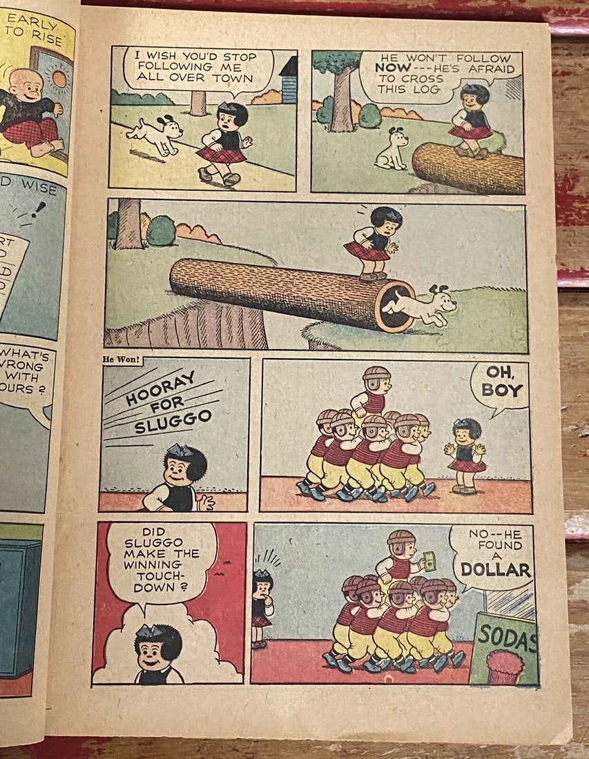 Tip Top Comics #205 1956 Nancy/Peanuts Charles Schultz VG+Boarded Silver Age - 7