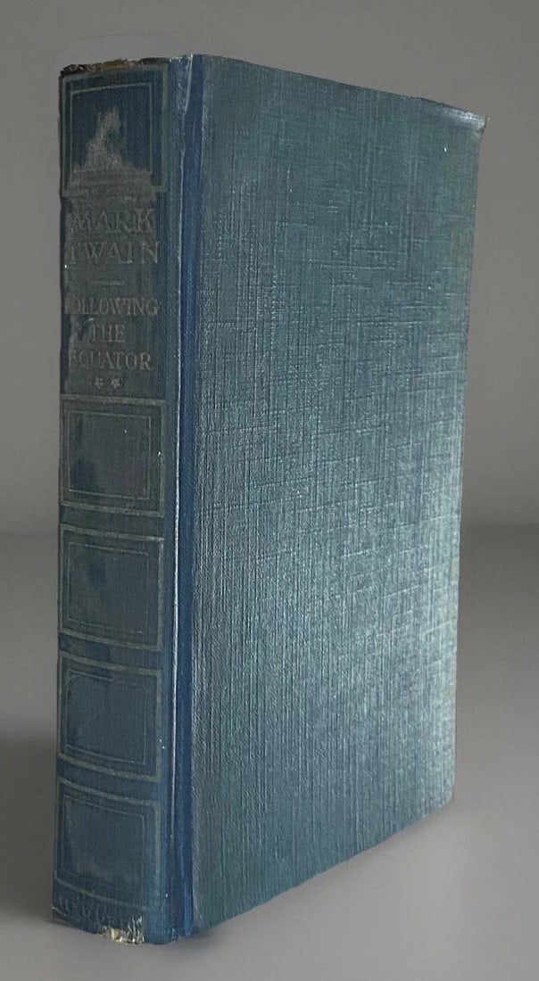 Mark Twain Following The Equator Vol 2 Author's National Edition Vol. 6 HarperHC (1 of 12)