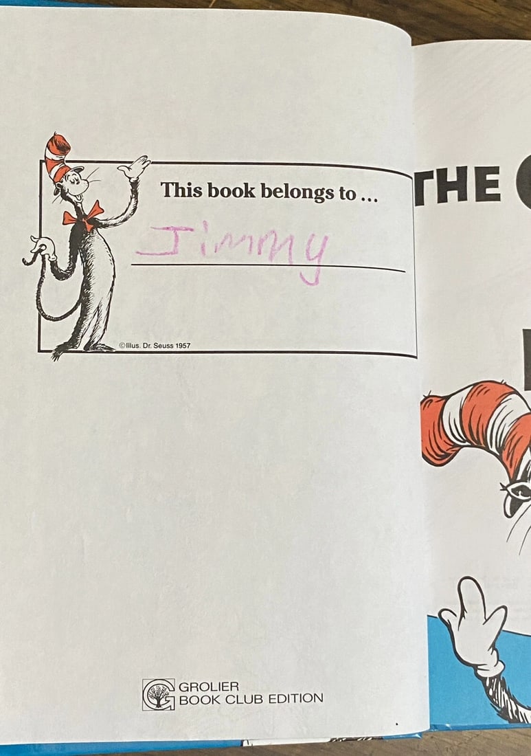 THE CAT IN THE HAT By Dr. Seuss Beginner Books Book Club Edition 1957/1985 - 7