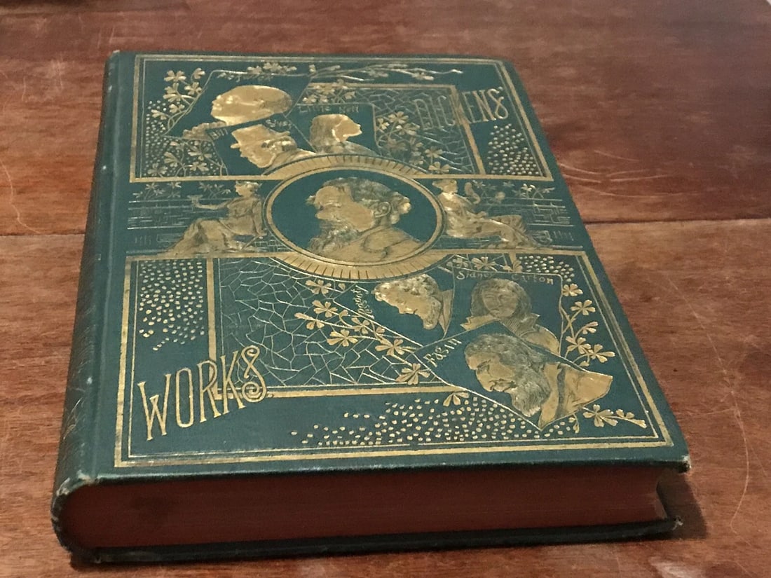 The Works of CHARLES DICKENS Collier Unabridged 1870 illustrated Vol VI HC - 10
