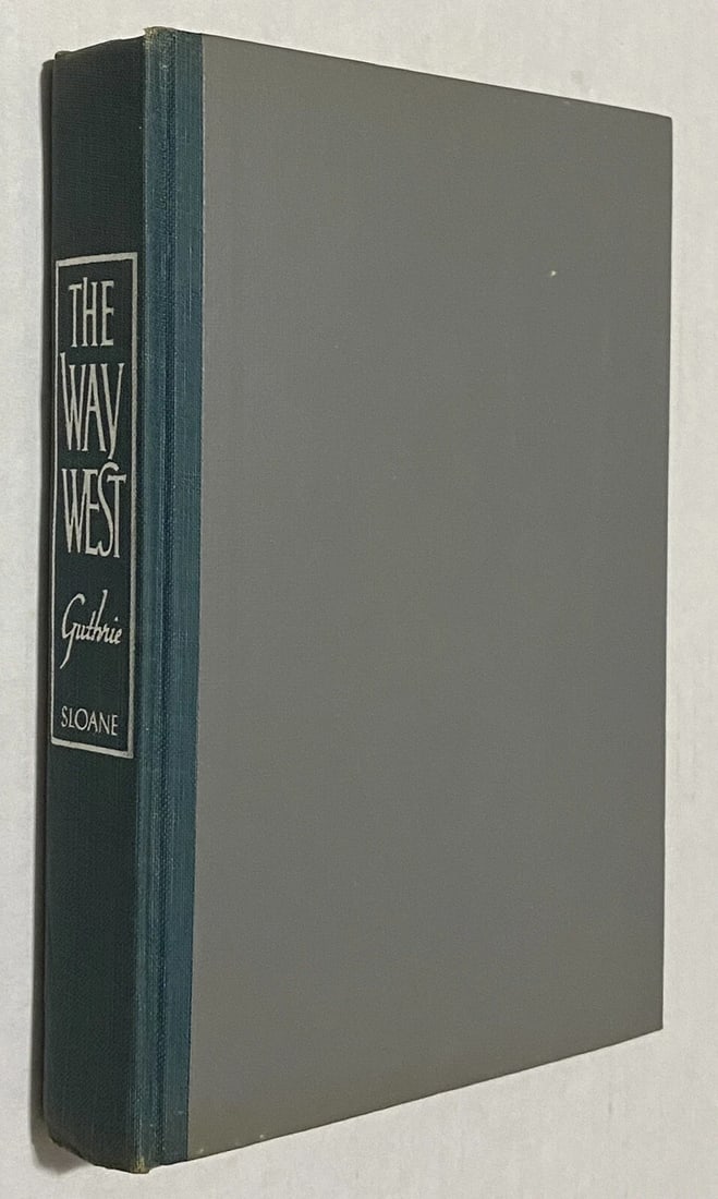 THE WAY WEST by A.B. Guthrie Jr 1949 HC/DJ 1st Edition Book Club - 4