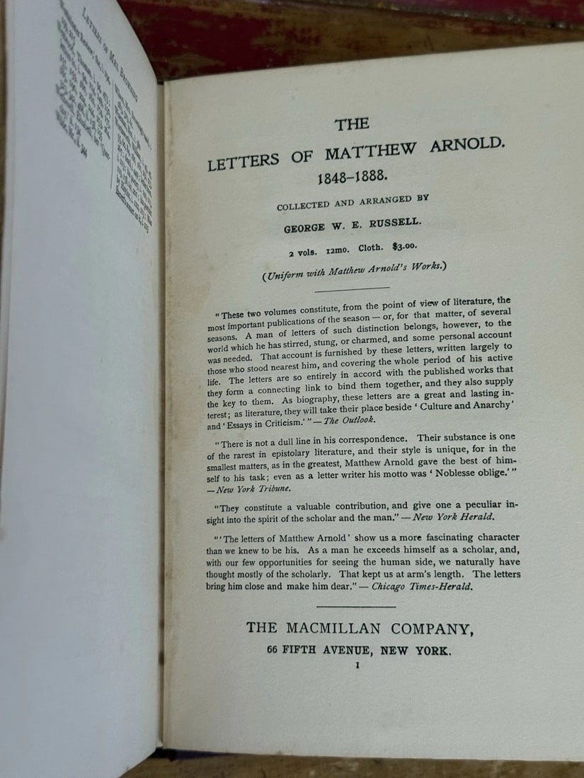 The Letters of Elizabeth Barrett Browning Vol. 2 1898 Macmillan 1st Ed. Illustr. - 10