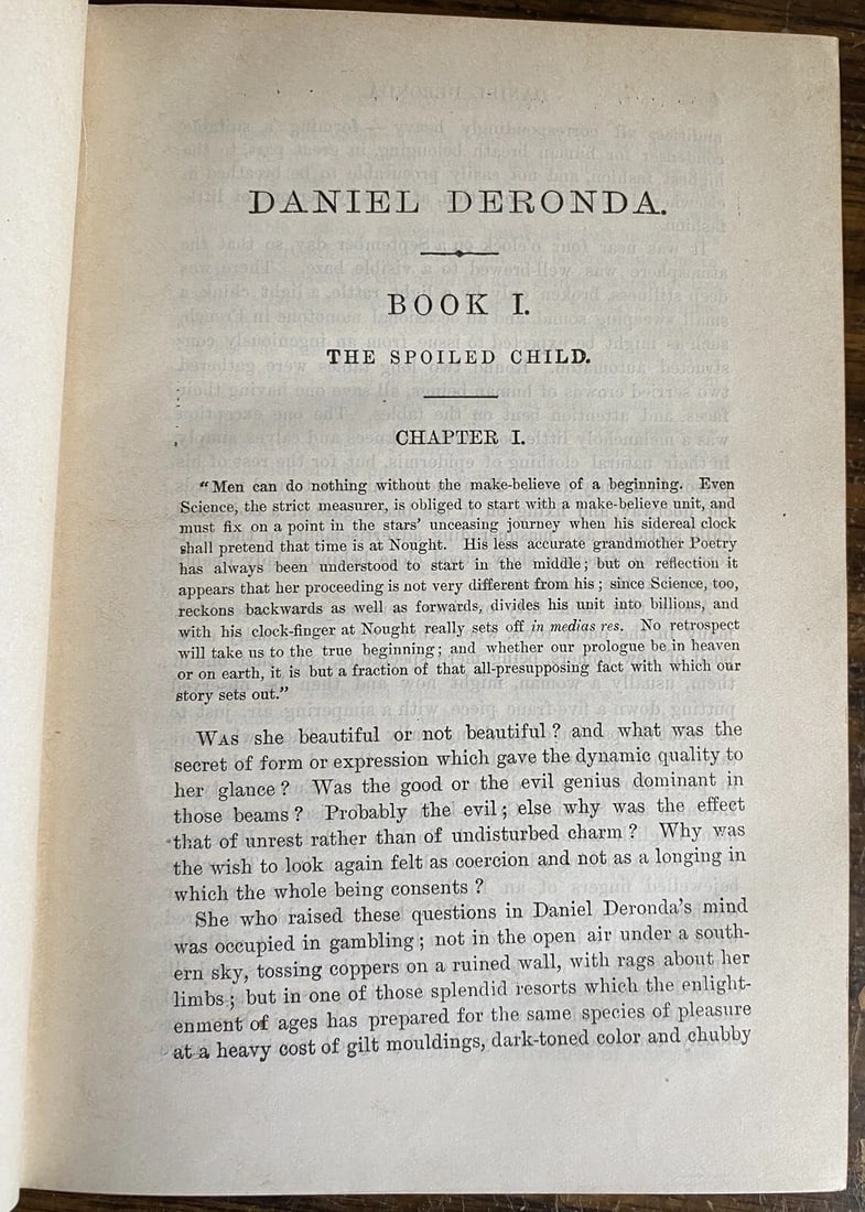 George Eliot's Works Vol. I Daniel Deronda Published by Lovell, Coryell HC 1893 - 14
