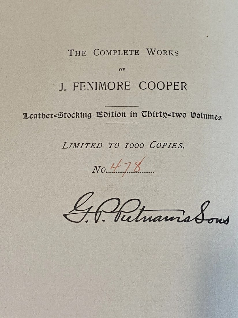 PRECAUTION James Fenimore Cooper Leather Stocking Edition Ltd Ed #478/1000 HC - 3