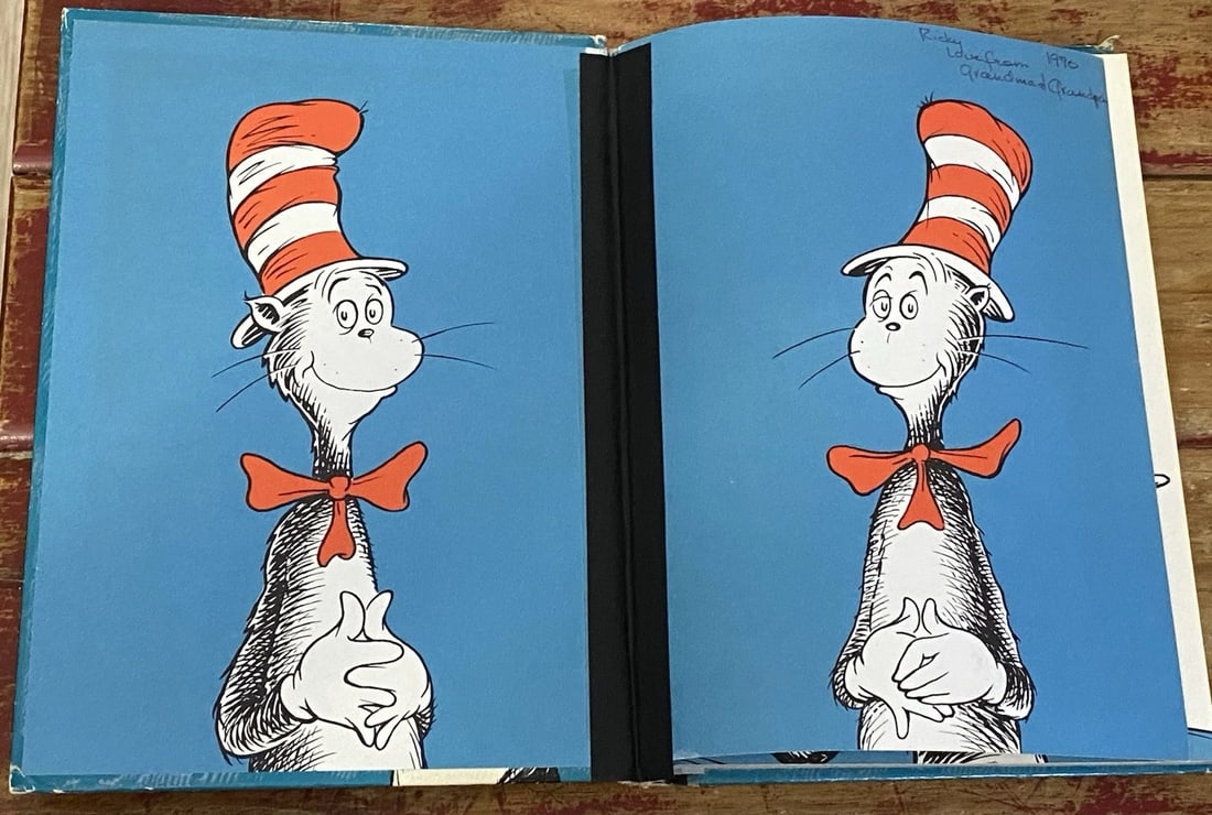 The Cat In The Hat Dr. Seuss 1957 First Edition Early Print NOT BC Random House - 14