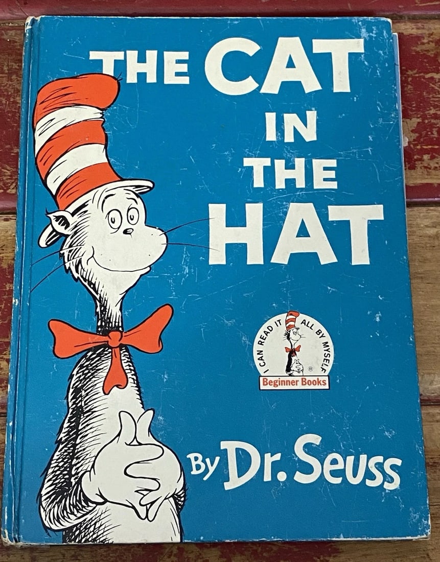 The Cat In The Hat Dr. Seuss 1957 First Edition Early Print NOT BC Random House: Dive into the whimsical world of Dr. Seuss with "The Cat in the Hat," a cherished classic that has enchanted young readers since its publication in 1957. This rare first edition early print hardcover 