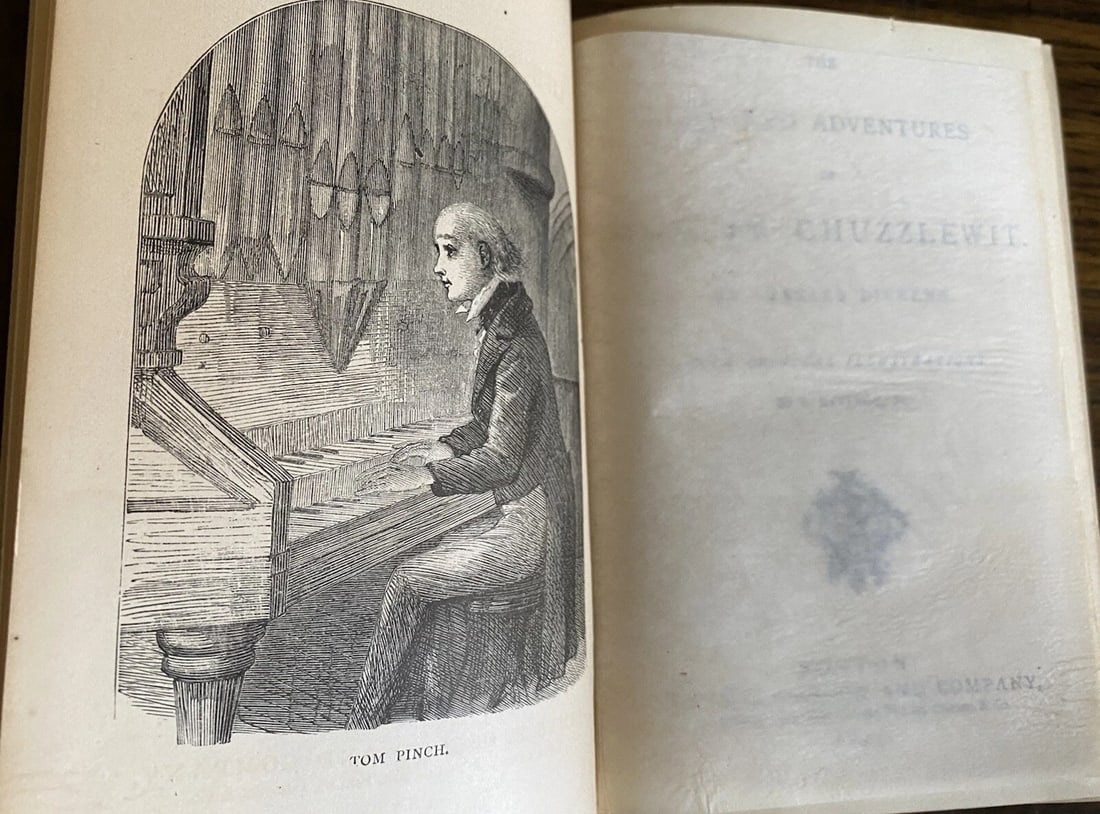 Dickens' Works Illustrated Martin ChuzzlewitJames R. Osgood & Co. Boston 1875 HC - 4