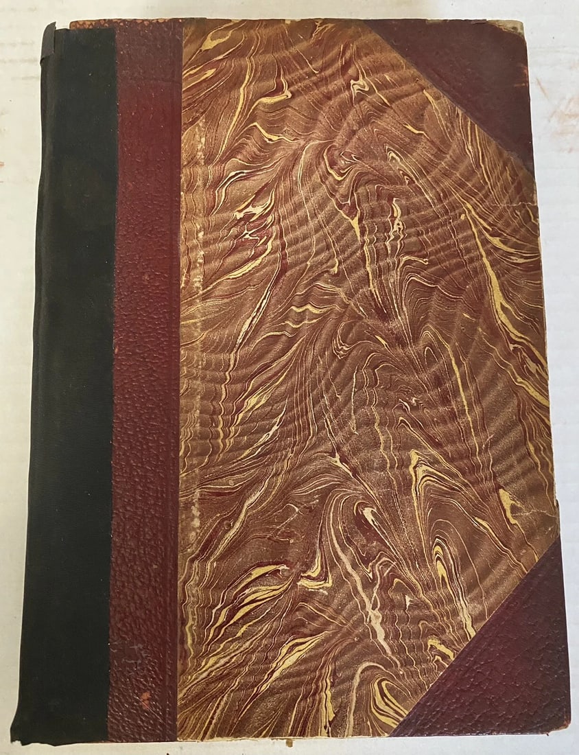Victor Hugo Les Miserables Book V, I Hans Of Iceland UnivSociety Illust. 1800’s: Victor Hugo Les Miserables Book V, Hans of Iceland University Society 1800’s Rare!. Illustrated, Marble Design to Covers with partial leather, marble design endpapers. Gilt upper page edges. Spi