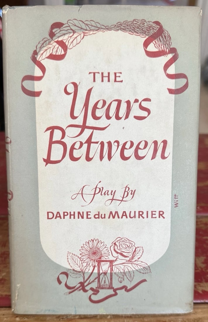 Daphne du Maurier The Years Between First US Edition in DJ Doubleday 1946 VGood: The product is a stated first US edition of Daphne du Maurier's play "The Years Between" published in New York by Doubleday & Company in 1946. The book has a blue cloth binding and includes a dust jac
