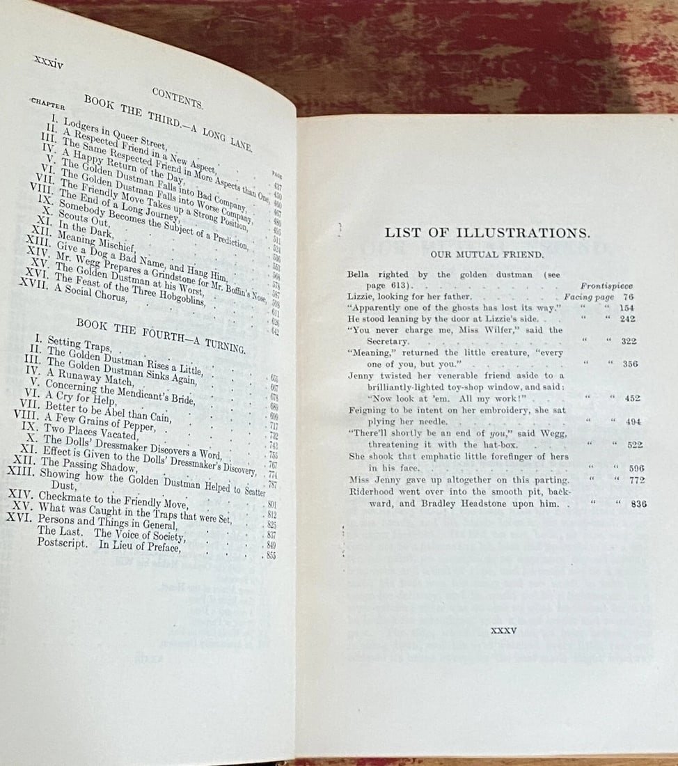 Our Mutual Friend Charles Dickens University Society Vol. III Illustrat. HC 1911 - 10