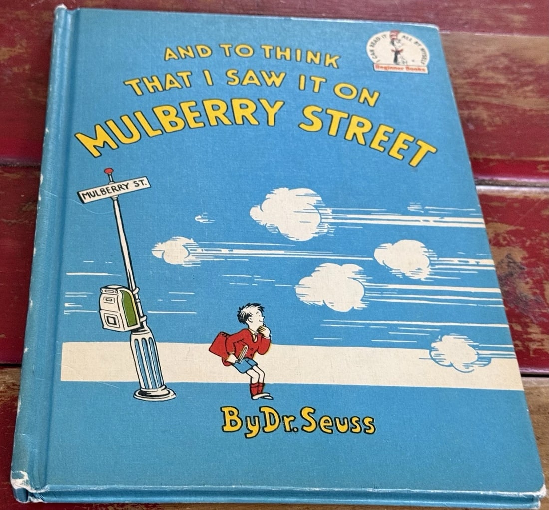 And To Think That I Saw It On Mulberry Street Dr. Seuss ~1937 Book Club��1ST ED! - 8