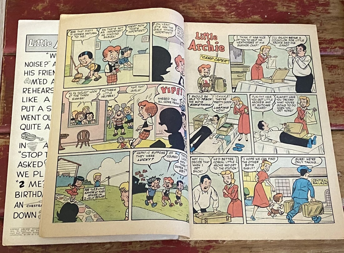 Little Archie Giant Vol. 1 No. 8 Boarded Silver Age 1958 Very Good - 7