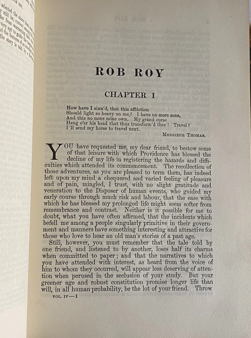 The Works Of Sir Walter Scott Waverley Novels Univ. Ed. Vol.III Illustr. Rob Roy - 4