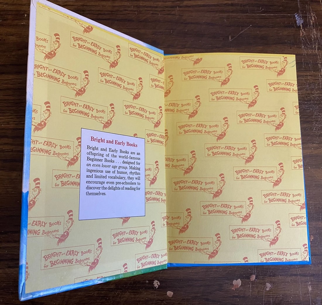 Dr Seuss Great Day for Up First Edition 1975 Early Print OP 123 Near Fine - 5