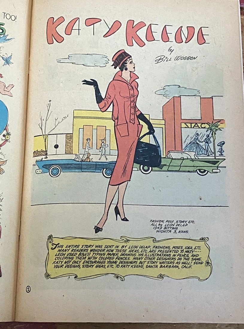 Katy Keene #43 November 1958 Silver Age Archie Comics Boarded Very Good - 10