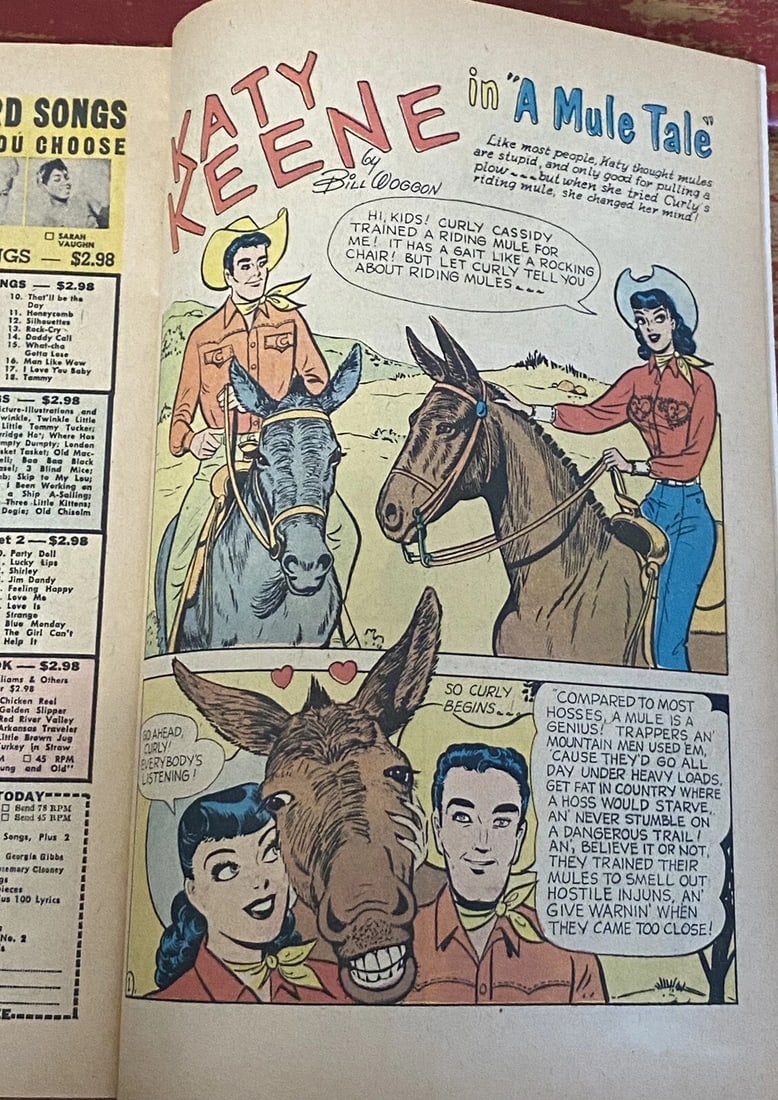 Katy Keene #43 November 1958 Silver Age Archie Comics Boarded Very Good - 12