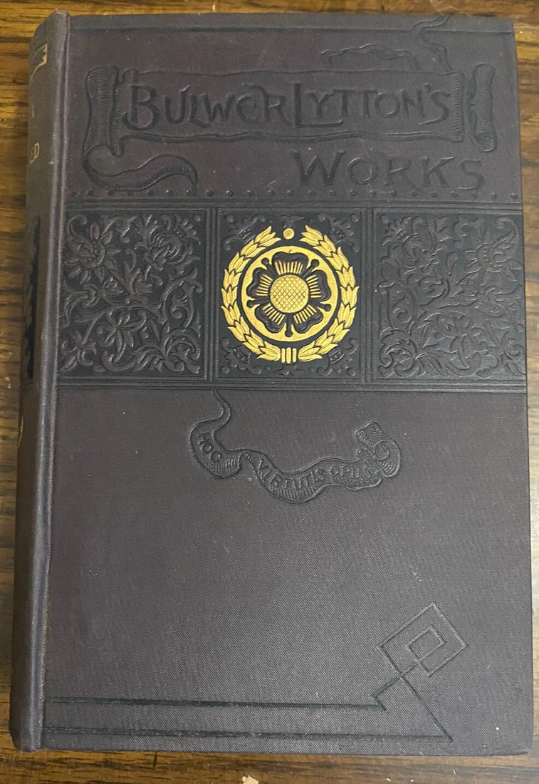 Bulwer Lytton's Works Devereux and The Disowned HC Belford Clarke 1stEdition VG (1 of 10)