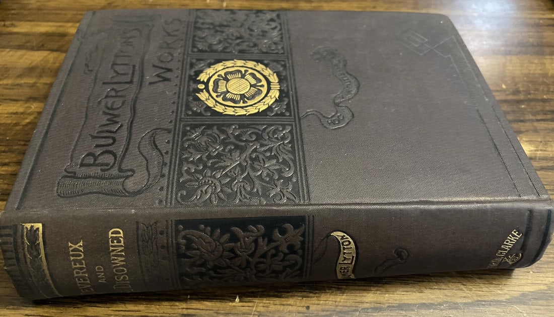 Bulwer Lytton's Works Devereux and The Disowned HC Belford Clarke 1stEdition VG - 2