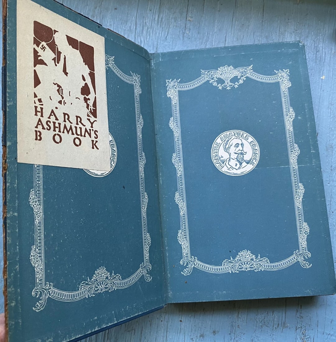 Antique Book The Gods Are Athirst Anatole France Blue Leather 1923 Dodd Mead - 5