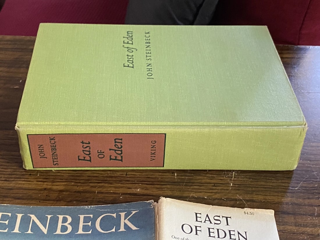 EAST OF EDEN John Steinbeck 1ST ED. 2nd PRE Publication Print HC/DJ Viking 1952 - 13