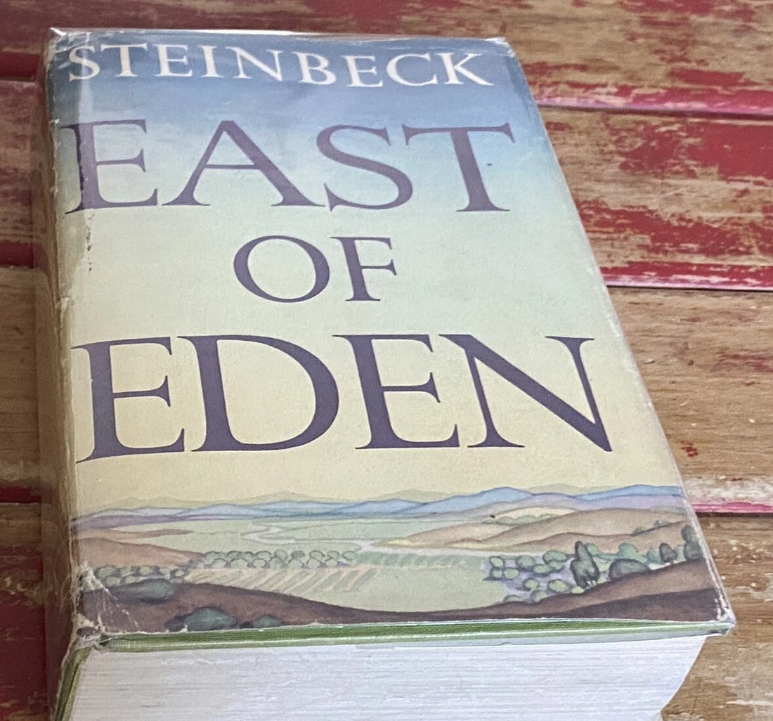 EAST OF EDEN John Steinbeck 1ST ED. 2nd PRE Publication Print HC/DJ Viking 1952 - 5