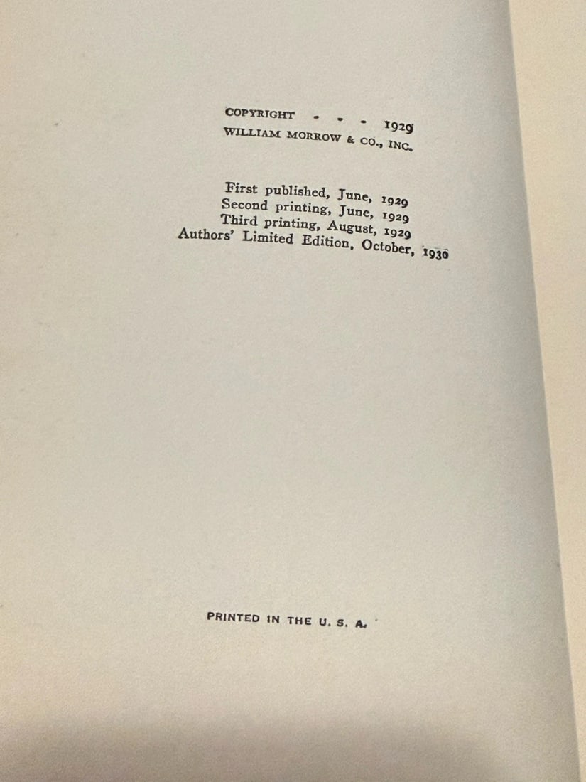 THE LASH: Photoplay Title of Adios by The Bartletts 1936 HCGrosset Author’sLtdEd - 5