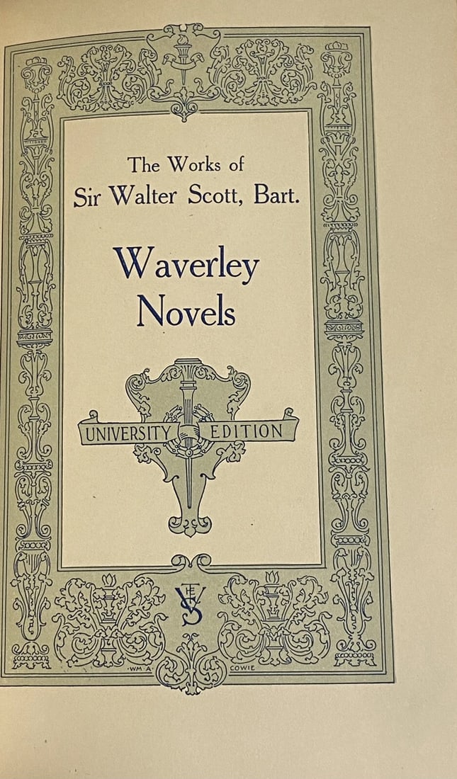 The Works OfSir Walter Scott Waverley Novels Woodstock University Ed. Vol. IX - 2