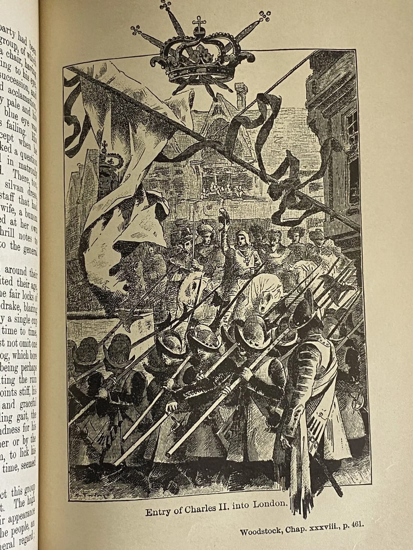 The Works OfSir Walter Scott Waverley Novels Woodstock University Ed. Vol. IX - 8