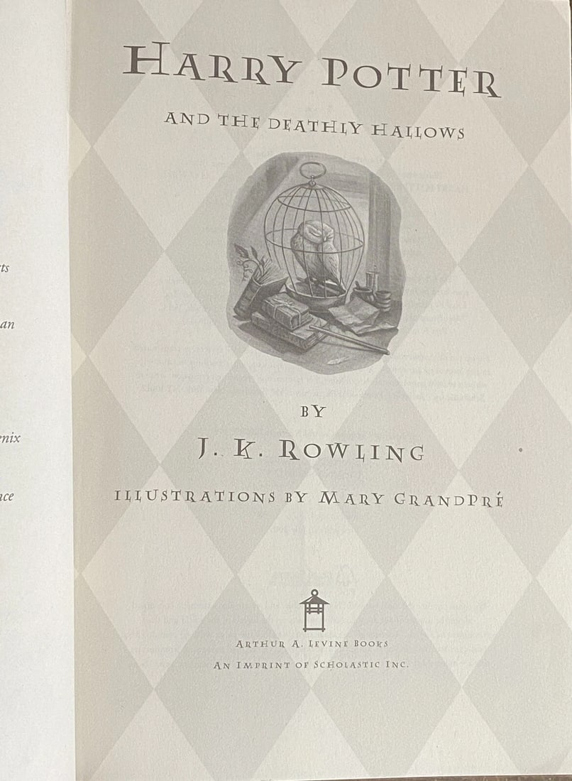 Harry Potter and the Deathly Hallows J.K. Rowling 1st/1st 2007 RARE Page Error - 2
