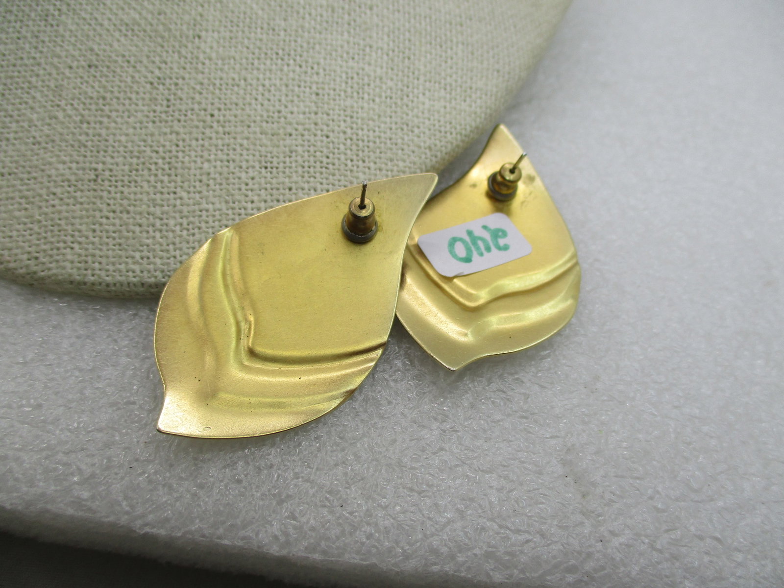 Vintage Enameled 1980's Earrings, Pierced, 2" - 4