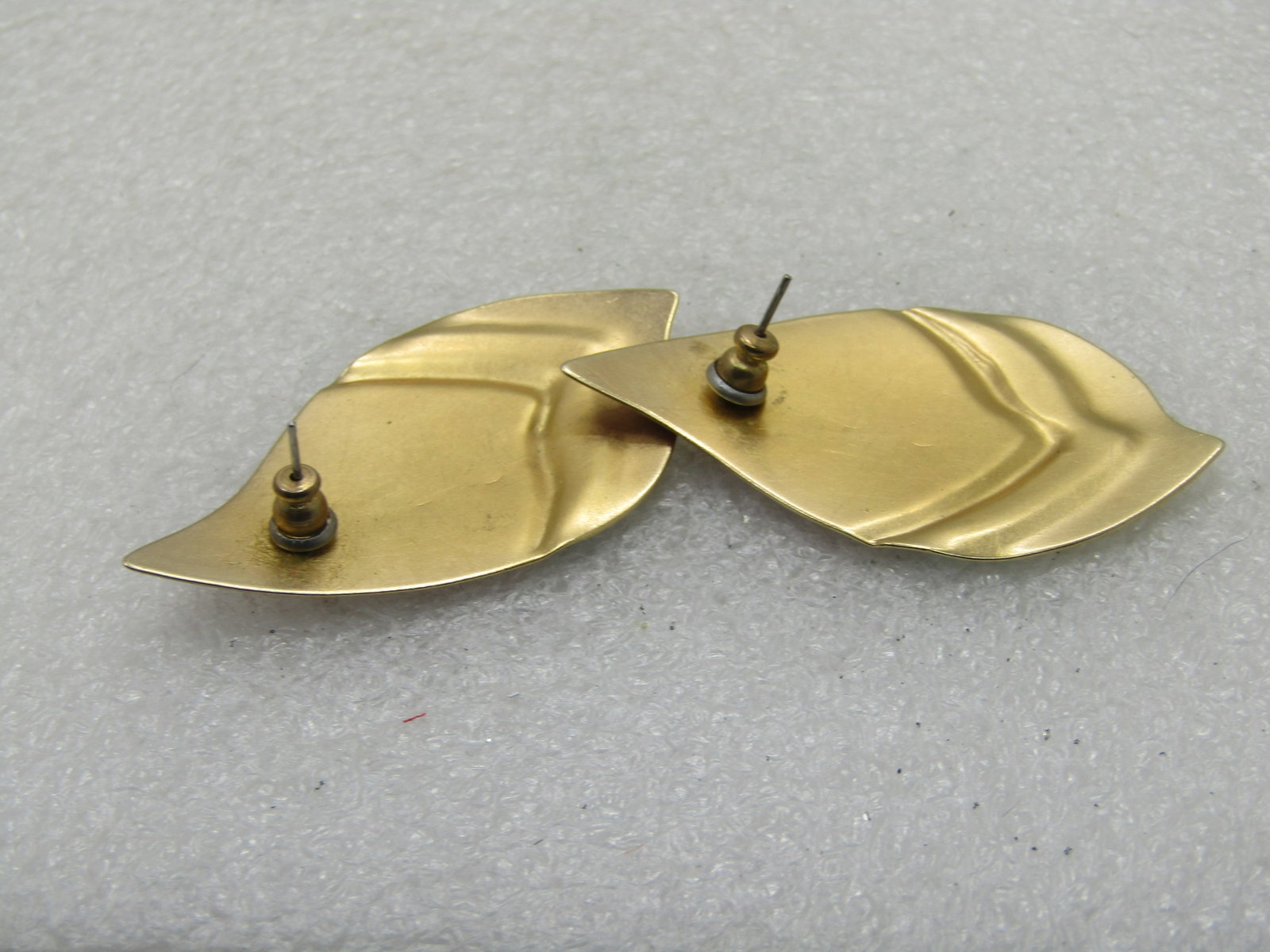 Vintage Enameled 1980's Earrings, Pierced, 2" - 6