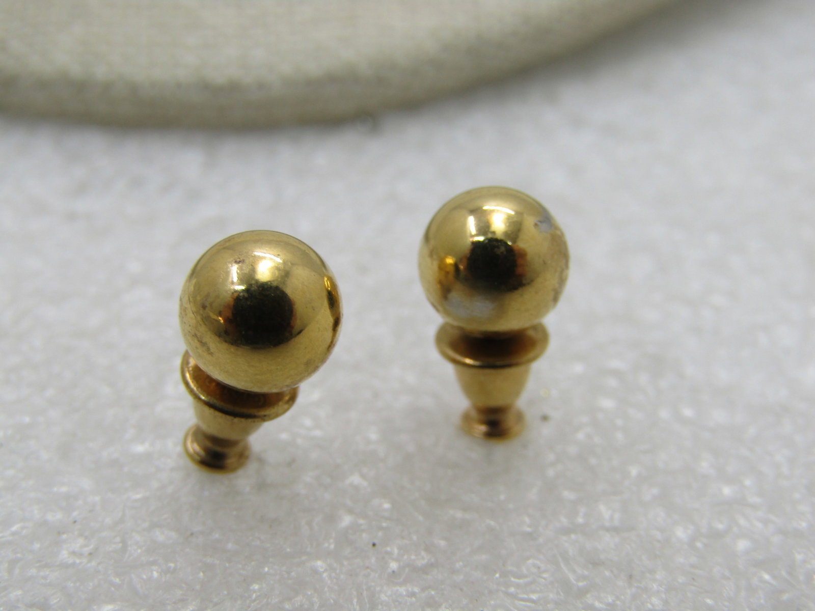 Vintage Monet 7.5mm Ball Stud Earrings, Pierced, Classic - 2