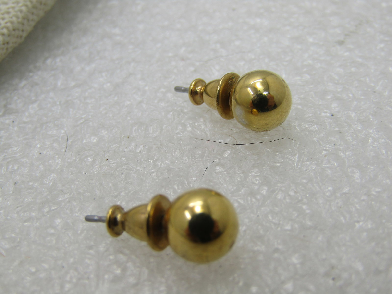 Vintage Monet 7.5mm Ball Stud Earrings, Pierced, Classic - 3