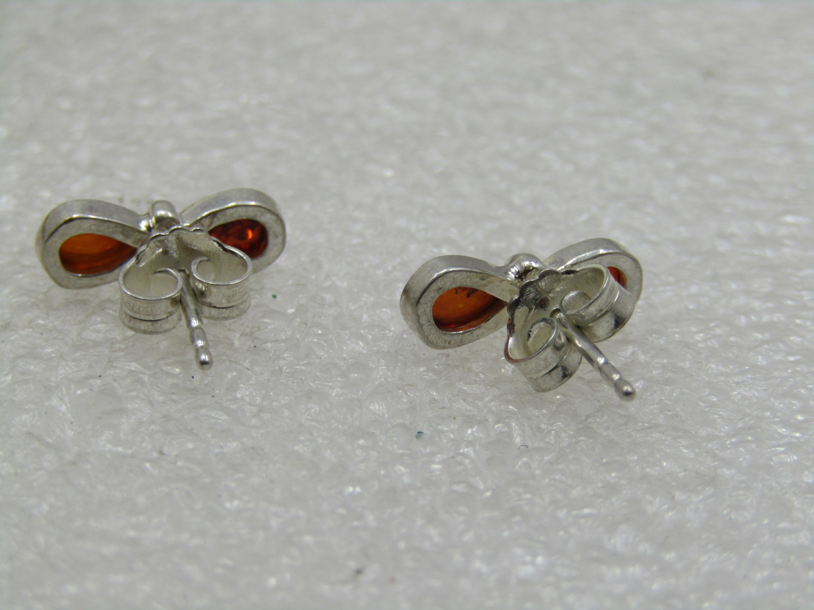 Sterling Silver Amber Pierced Earrings, Figure 8 - 4