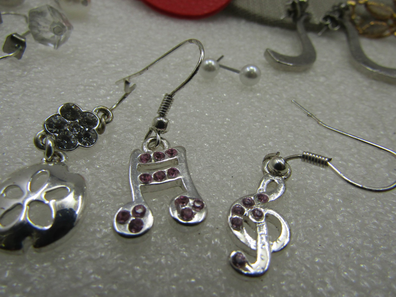 Vintage 19 PC Earrings & Tie Tack Lot - 9