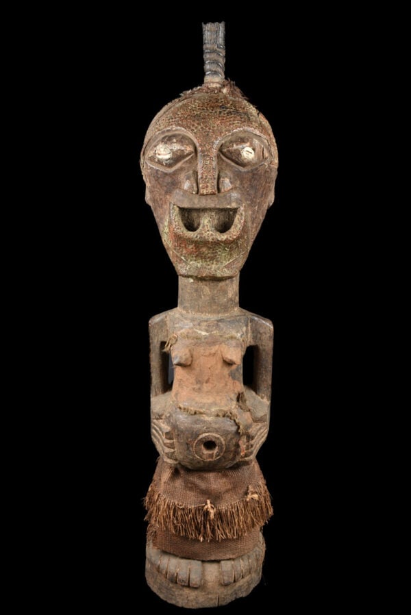 Power Figure – Wood. Horn, Copper – Songye – Congo (1 of 7)